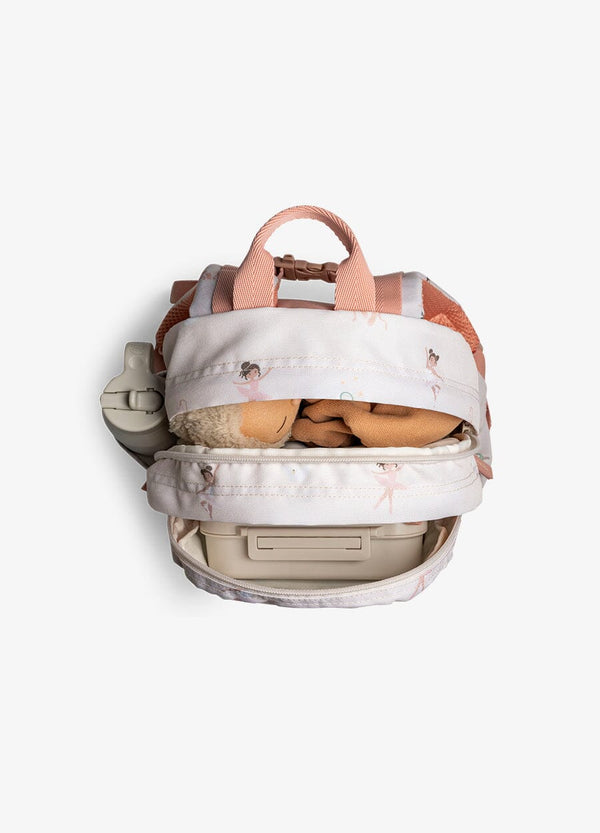 Citron Medium Backpack Ballerina - White