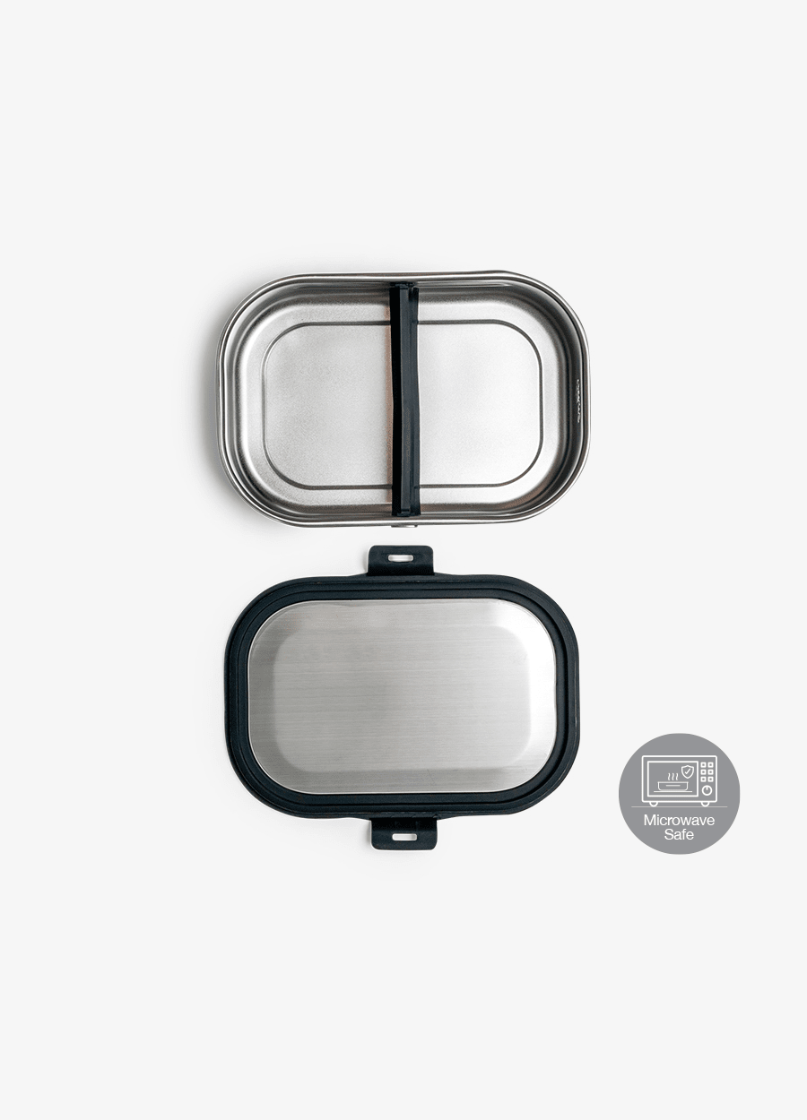 Citron Stainless Steel Lunchbox - Black