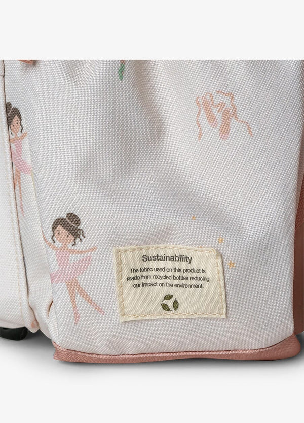 Citron Medium Backpack Ballerina - White