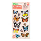 Avenir 3D Stickers (Pack of 10) - Butterfly