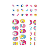 Avenir Nail Stickers Glitter 38pcs - Unicorn