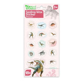 Avenir Sealing Wax Stickers (Pack of 10) - Dinosaur