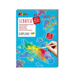 Avenir Let’s Travel Together Mini Scratch Art Pad Book - Airplane