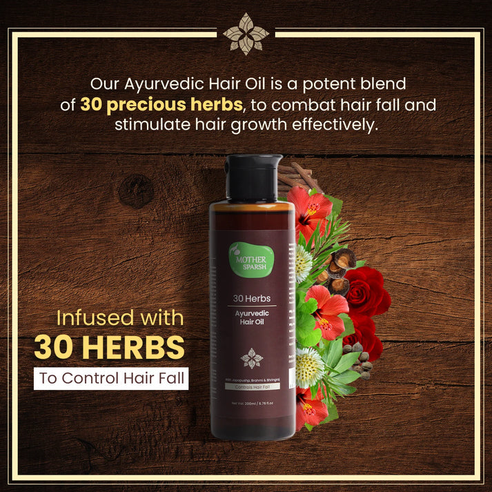 Mother Sparsh 30 Ayurvedic Herbs Hair Oil - 200ml