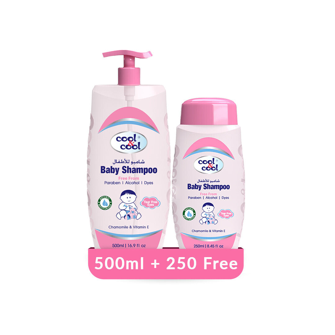 Cool & Cool Baby Shampoo - 500ml+ 250ml free