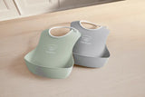 Babybjorn Baby Bib - Pack of 2 - Grey / Powder Green