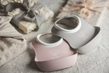 Babybjorn Small Baby Bib - Pack of 2 - Grey / Powder Pink