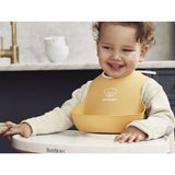 Babybjorn Baby Bib - Pack of 2 - Powder Yellow / Powder Blue