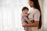 Babybjorn Woven Mini Baby Carrier - Dusty Pink