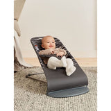 BabyBjorn Cotton Bliss Bouncer With Dark Grey Frame - Anthracite/Landscape Print