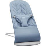 BabyBjorn Bliss Woven Bouncer With Petal Quilt Design - Blue