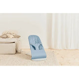 BabyBjorn Bliss Woven Bouncer With Petal Quilt Design - Blue