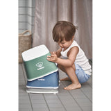 Babybjorn Step Stool - Deep Green/White