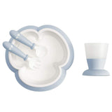 Babybjorn Baby Feeding Set 4pcs - Powder Blue