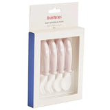 Babybjorn Baby Spoon and Fork 4pcs - Powder Pink