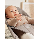 BabyBjorn Bliss, Woven Bouncer - Beige/Sand Grey Print