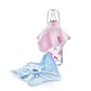 Babyjem Baby Bottle Bib - Blue - Laadlee