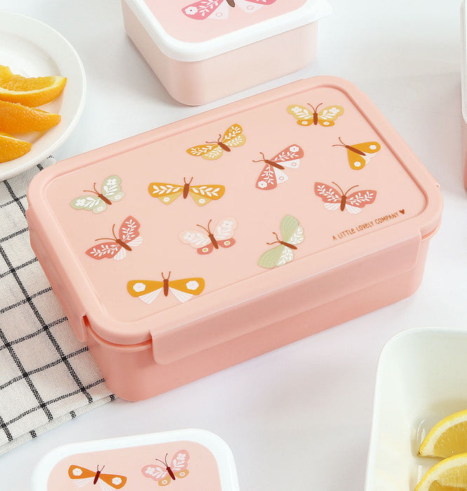 A Little Lovely Company Bento Lunch Box - Butterflies