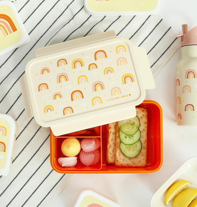 A Little Lovely Company Bento Lunch Box - Rainbows