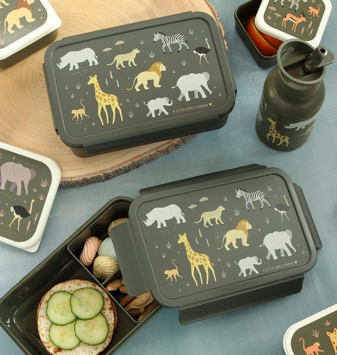 A Little Lovely Company Bento Lunch Box - Savanna