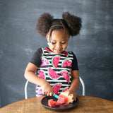 Bapronbaby Feeding Bib - Watermelon Stripe