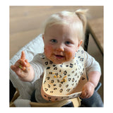 Chewies & More - Silicone BIB - Leopard Beige