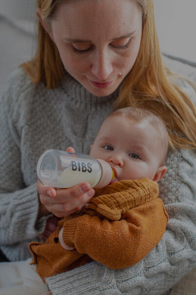 Bibs Baby Feeding Bottle 110ml - Blush (Pack of 2)