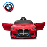 BMW I4 Licensed Electric Ride-On 12V Car - Red