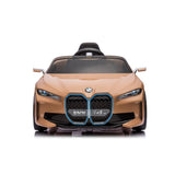 BMW I4 Licensed Electric Ride-On 12V Car - Brown