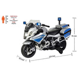 BMW Rs1200 Police Motorcycle 12V - Silver