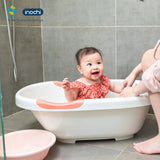 Inochi Notoro Plus Baby Bath Tub  With Step Stool - White