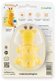 Flipper Fun Animal Kids Toothbrush With Holder Giraffe & Lion - Pack of 2