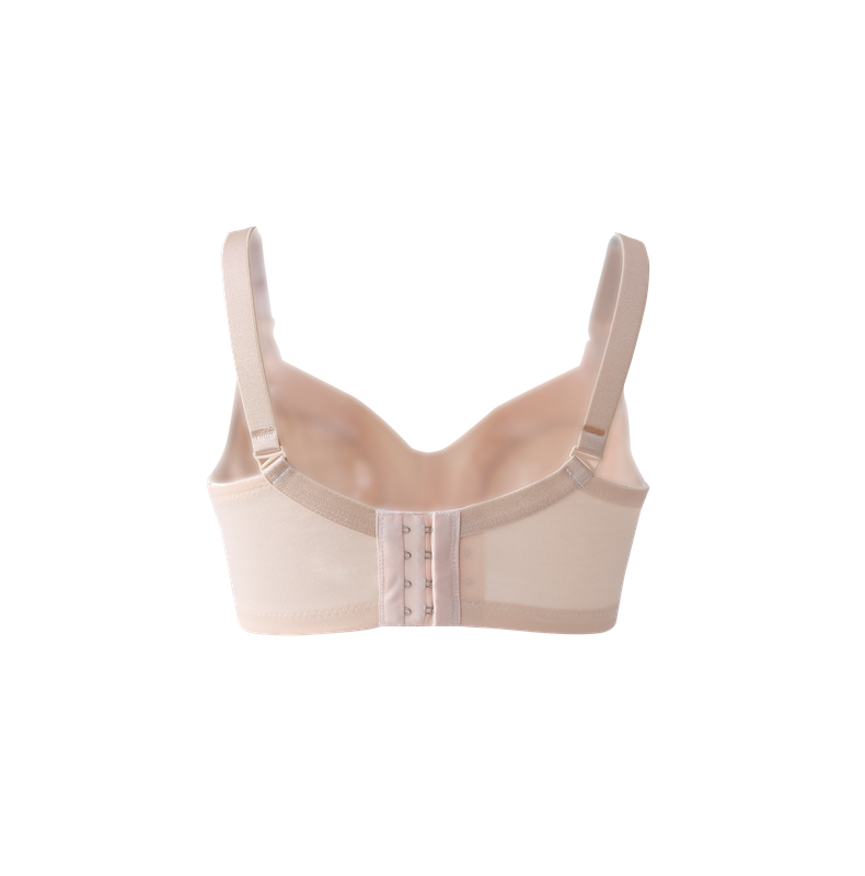 Okus Comfy Cotton Maternity & Nursing Bra - Beige - Laadlee
