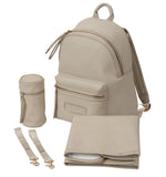 BabaBing Luca Leather Diaper Bag With Hooks And Changing Pad – Rose Gold