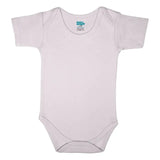 Babies Basic Short Sleeves Bodysuit - Green/ Beige/ Blue/ Mocha - Set of 4