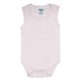 Babies Basic Sleeveless Bodysuit  Green/ Beige/ Blue/ Mocha - Set of 4