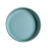 BabiesBasic Silicone Feeding Plate with Suction - Blue