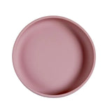 Babies Basic Silicone Feeding Plate with Suction - Blush