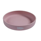 Babies Basic Silicone Feeding Plate with Suction - Blush