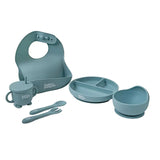 BabiesBasic Feeding Set 6 Pcs - Indigo