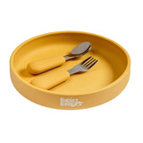 Babies Basic Silicone Feeding Set - Yellow