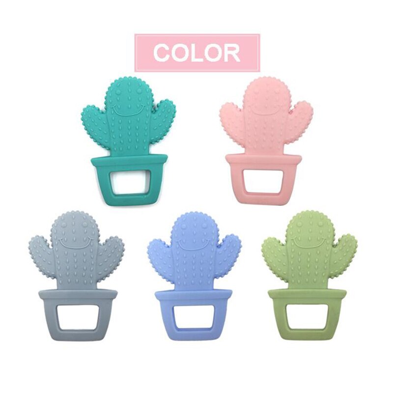 Babyjem Cactus Teether - Grey - Laadlee