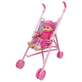 Baby Amoura My First Baby & Doll Stroller Set - 14inch