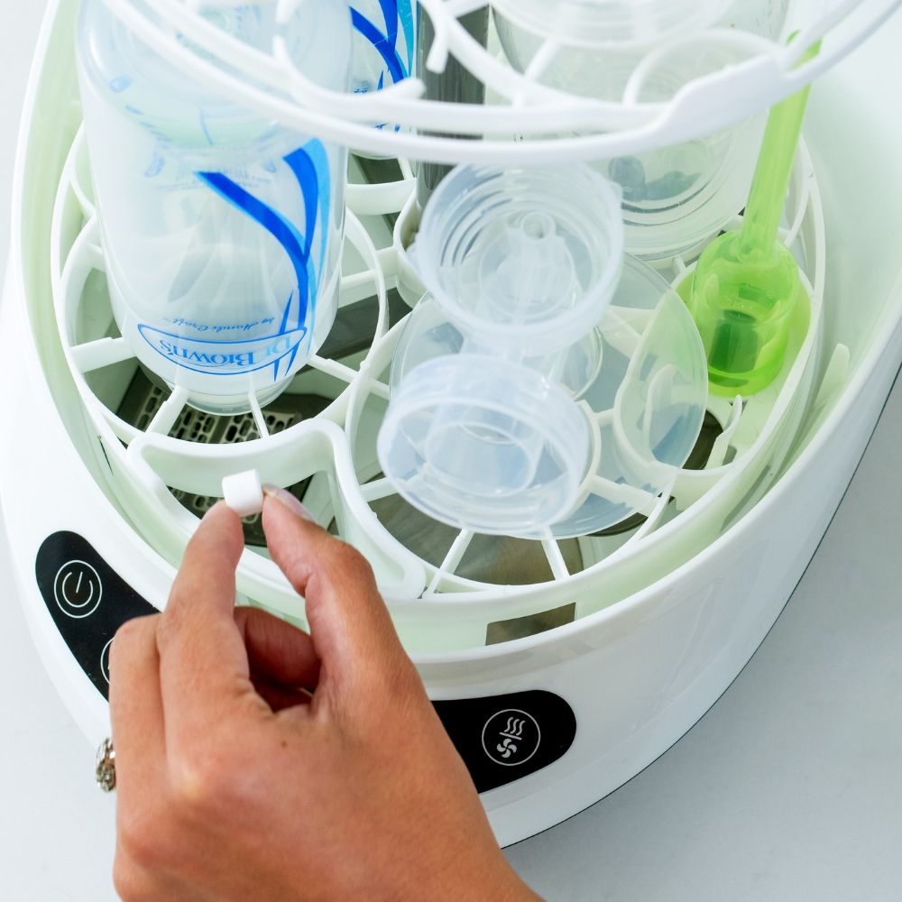 Washer Bottom Rack Baby Brezza Bottom Rack For Bottle Washer Pro Online in UAE | Laadlee