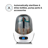 Baby Brezza 10 Minute Universal Sterilizer With Dryer For Sterilizing for All Bottles And Accessiories