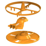 Baby Brezza Stirring Wheel, Measuring Wheel and Locking cover with Slicon Scraper For Formula Pro Advanced