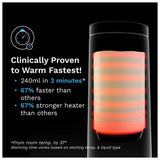 Baby Brezza Superfast Portable Baby Bottle Warmer 67% Faster - Black