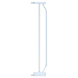 Baby Safe Metal Safety Gate with 10cm Extension - White