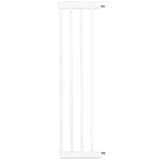 Baby Safe Metal LED Safety Gate with 20cm x 2 Extension - White