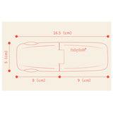 Baby Safe Multipurpose 90Degree Cabinet Lock - Grey - Set of 4